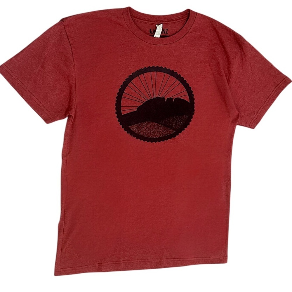 New Akinz Men's Mountain Park Organic Cotton Tee T-Shirt Size Large